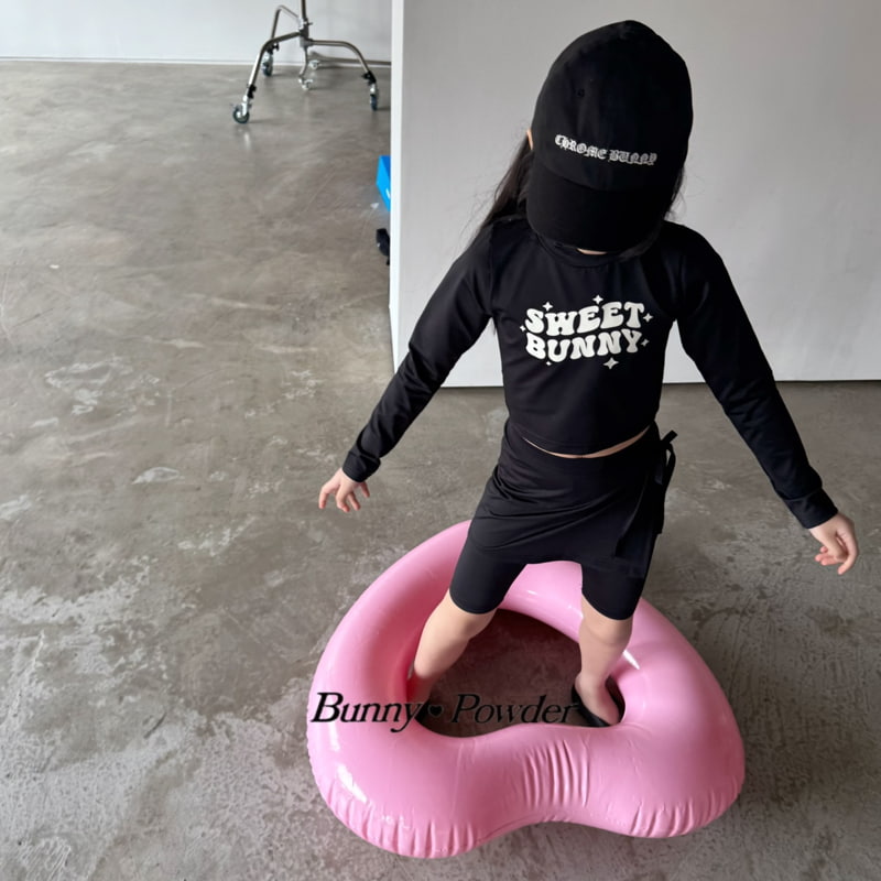 Bunny Powder - Korean Children Fashion - #childofig - Sweet Rash Guard Tee - 4