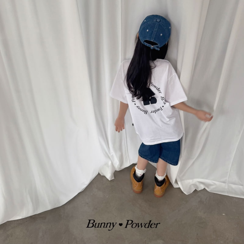 Bunny Powder - Korean Children Fashion - #childrensboutique - Bunny Short Sleeve Tee - 8