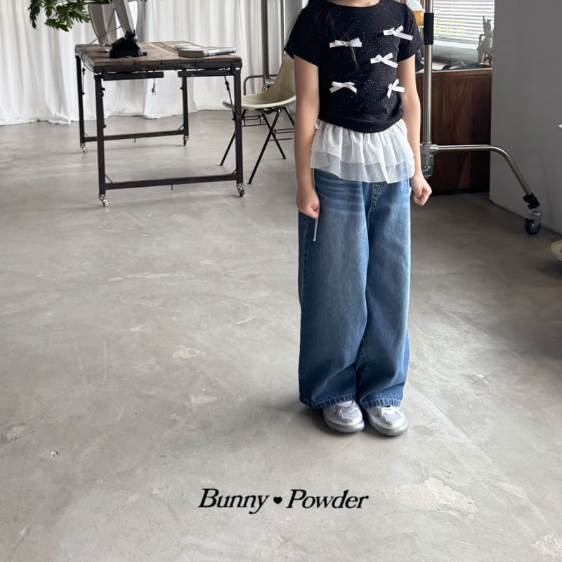 Bunny Powder - Korean Children Fashion - #childrensboutique - Giselle Denim Pants - 11