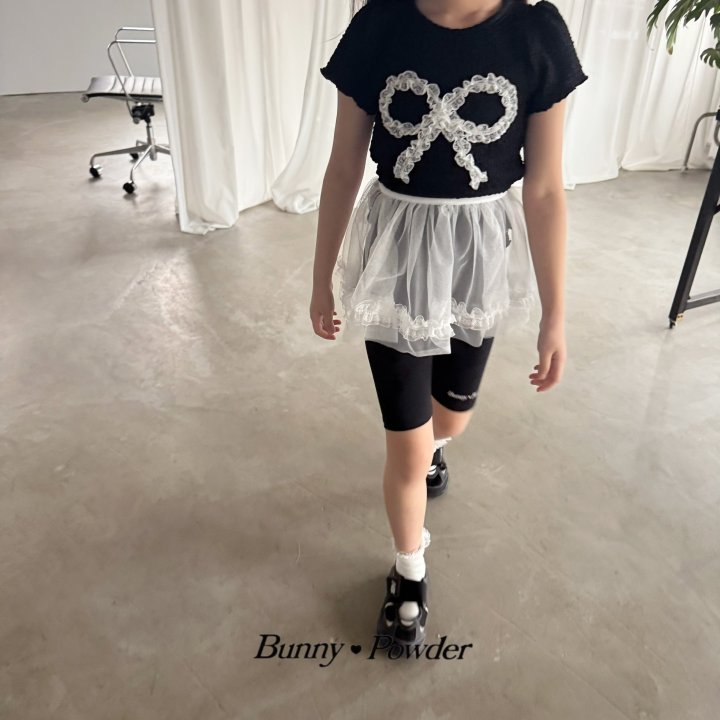 Bunny Powder - Korean Children Fashion - #childrensboutique - Biker Leggings - 5