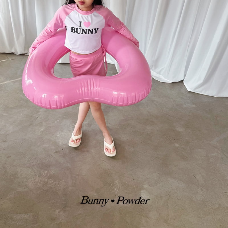 Bunny Powder - Korean Children Fashion - #designkidswear - I Love Rash Guard Tee - 10