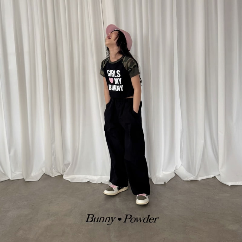 Bunny Powder - Korean Children Fashion - #designkidswear - Hearts Cargo Pants - 3