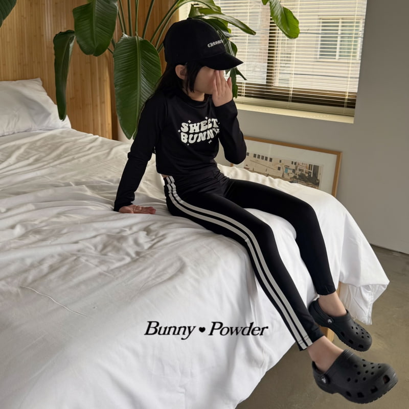 Bunny Powder - Korean Children Fashion - #designkidswear - Water Track Rash Guard Pants - 5