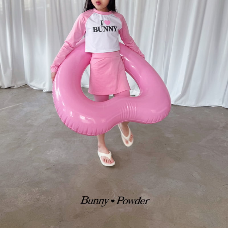 Bunny Powder - Korean Children Fashion - #discoveringself - I Love Rash Guard Tee - 11