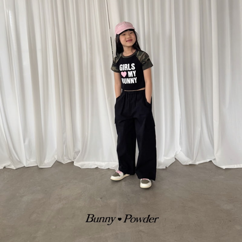 Bunny Powder - Korean Children Fashion - #designkidswear - Hearts Cargo Pants - 4