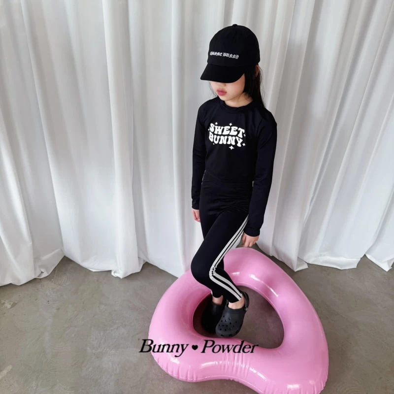Bunny Powder - Korean Children Fashion - #fashionkids - Sweet Rash Guard Tee - 7