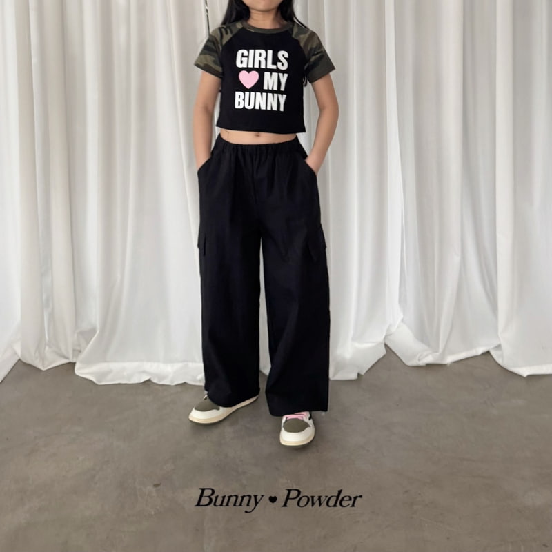 Bunny Powder - Korean Children Fashion - #fashionkids - Hearts Cargo Pants - 5