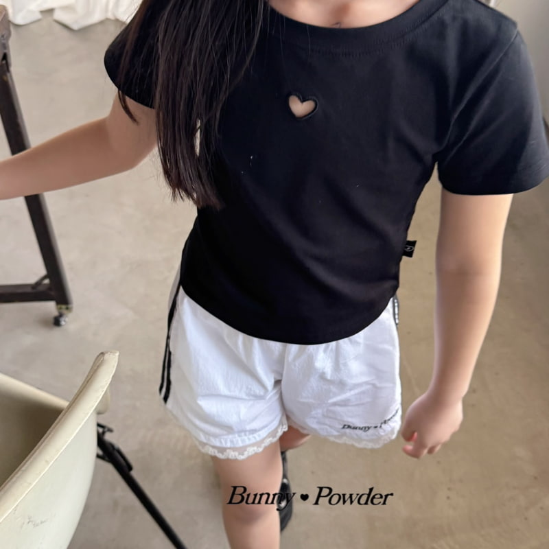 Bunny Powder - Korean Children Fashion - #fashionkids - Heart Punching Tee - 2