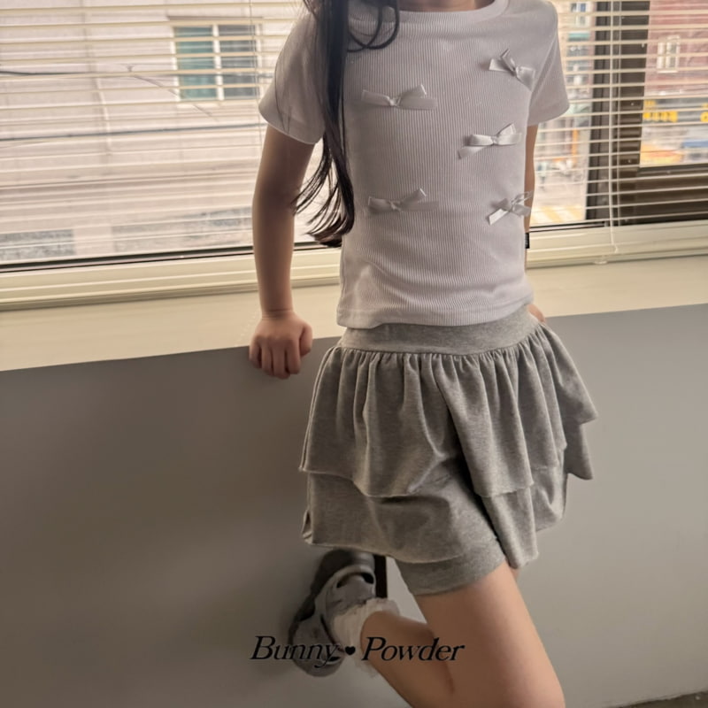 Bunny Powder - Korean Children Fashion - #fashionkids - Cancan Skirt Leggings - 8