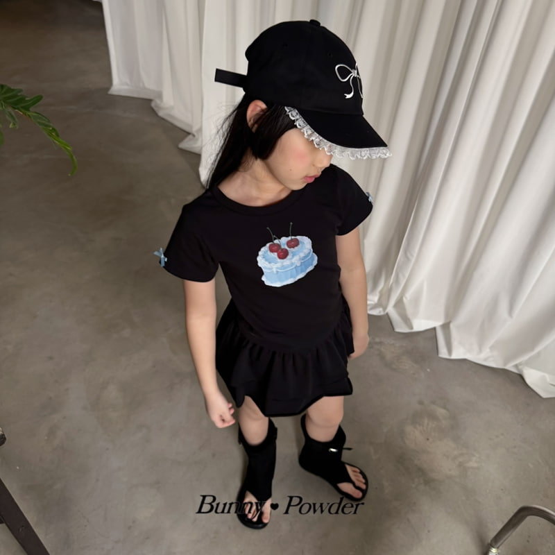 Bunny Powder - Korean Children Fashion - #kidsshorts - Cake Tee - 10