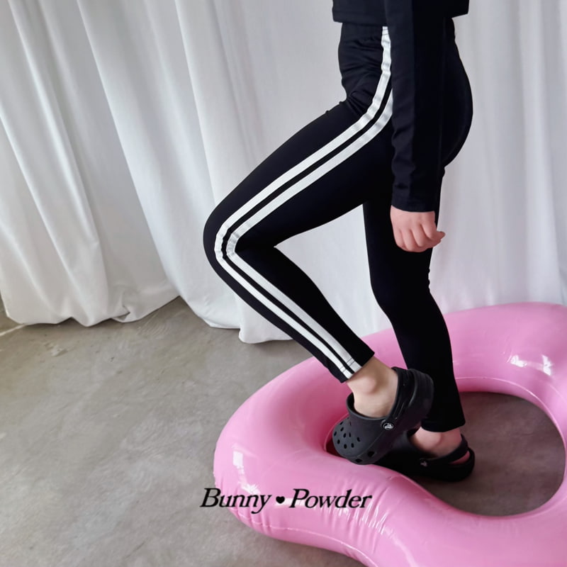 Bunny Powder - Korean Children Fashion - #kidsshorts - Water Track Rash Guard Pants - 8