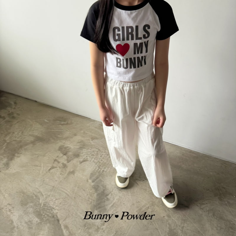 Bunny Powder - Korean Children Fashion - #kidsshorts - Girls Bunny Tee - 11