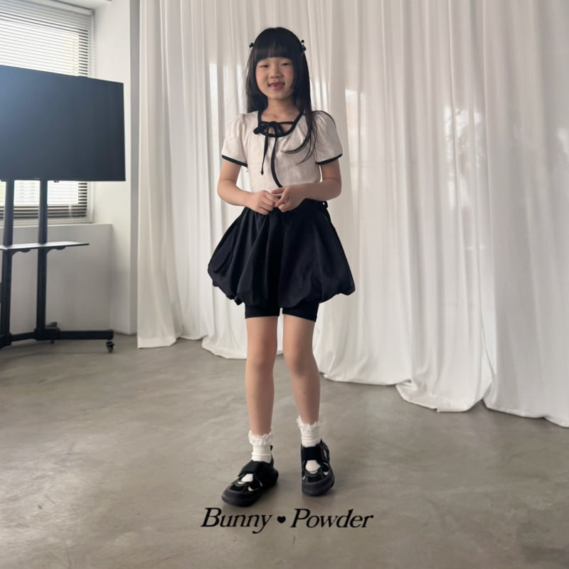 Bunny Powder - Korean Children Fashion - #kidsshorts - Poyong Tee - 8