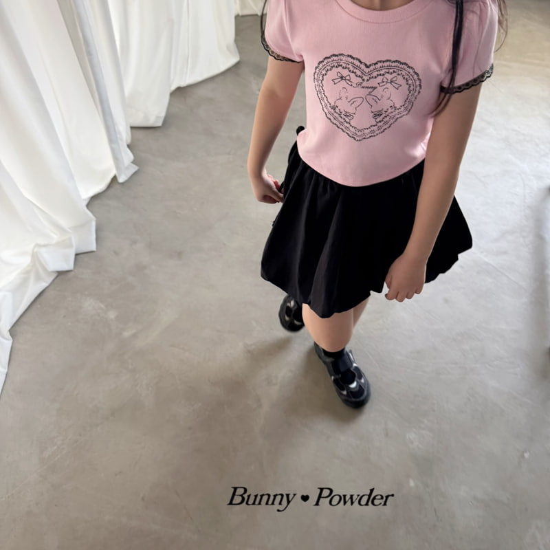 Bunny Powder - Korean Children Fashion - #kidsshorts - Rabbit Tee - 6