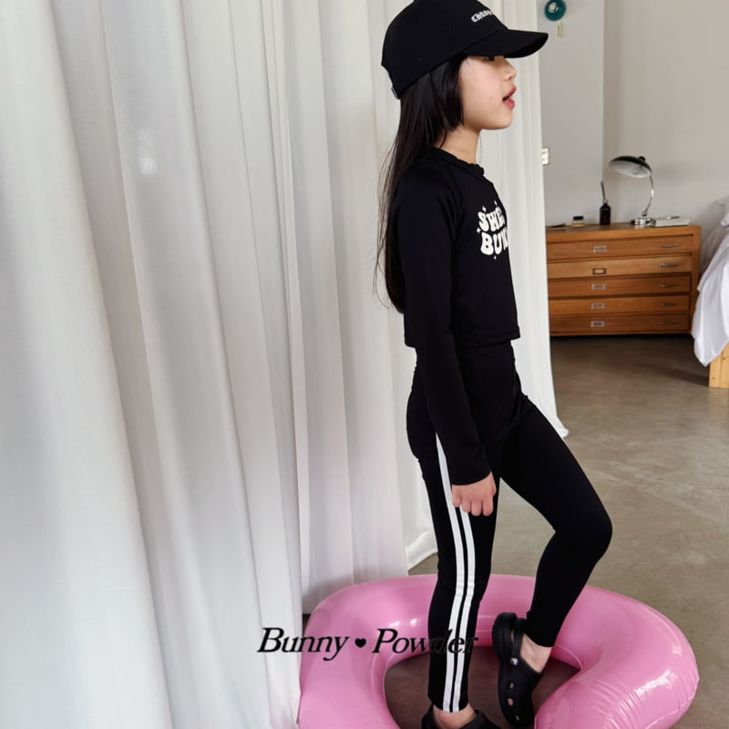 Bunny Powder - Korean Children Fashion - #kidsstore - Water Track Rash Guard Pants - 9