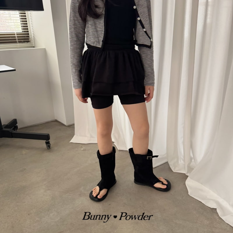 Bunny Powder - Korean Children Fashion - #kidzfashiontrend - Cancan Skirt Leggings - 11