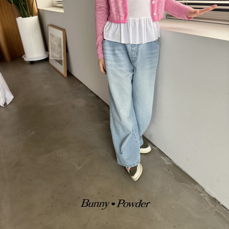 Bunny Powder - Korean Children Fashion - #littlefashionista - Giselle Denim Pants - 3
