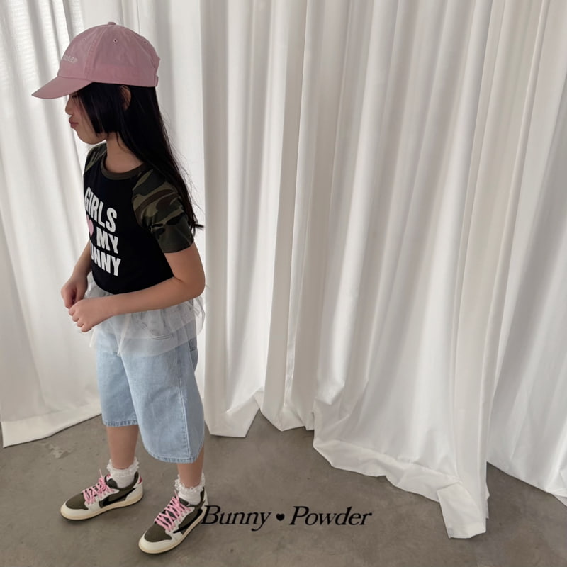 Bunny Powder - Korean Children Fashion - #magicofchildhood - Denim Bermuda Pants - 10