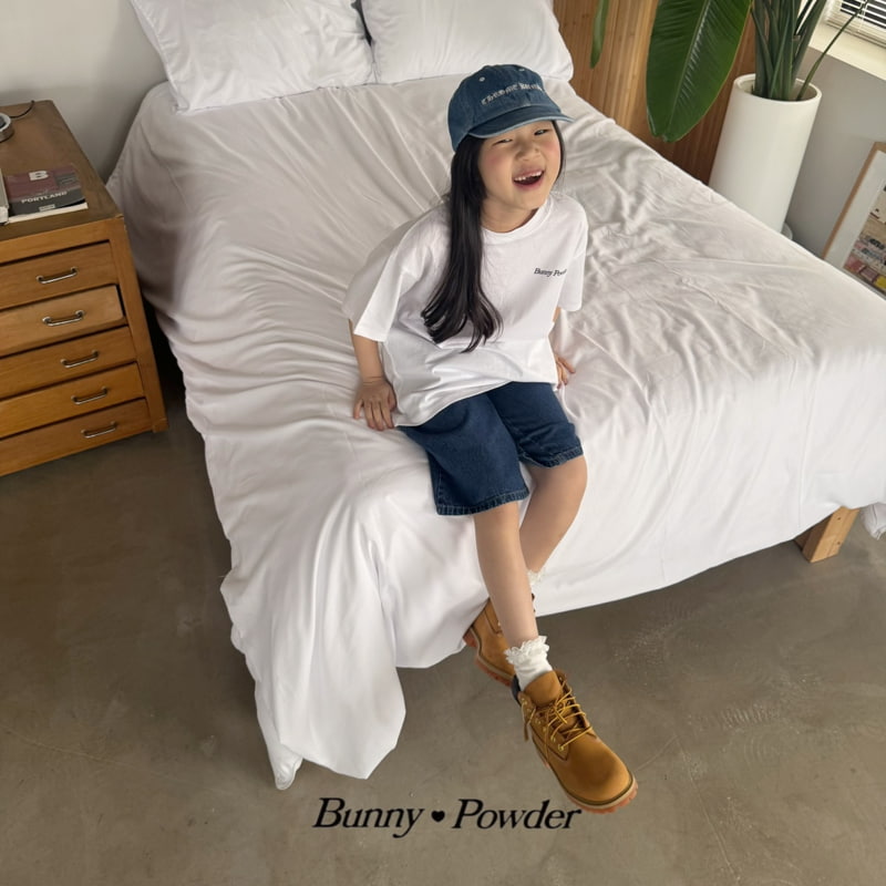 Bunny Powder - Korean Children Fashion - #magicofchildhood - Bunny Short Sleeve Tee - 3
