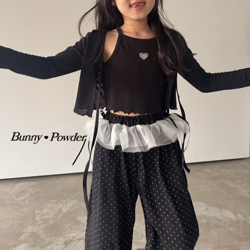Bunny Powder - Korean Children Fashion - #magicofchildhood - Heart Heart Sleeveless - 9