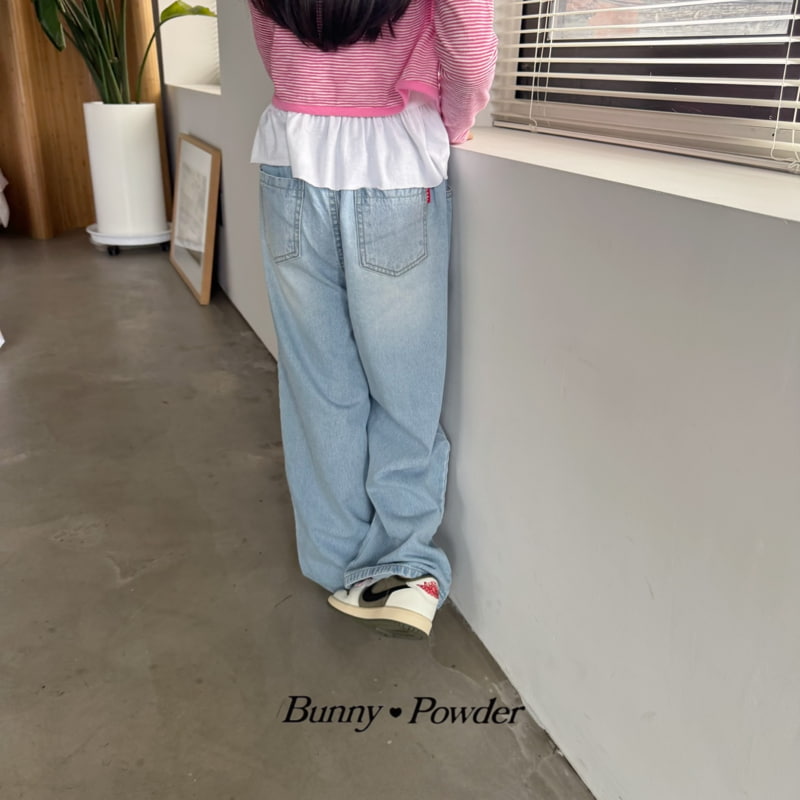 Bunny Powder - Korean Children Fashion - #littlefashionista - Giselle Denim Pants - 4