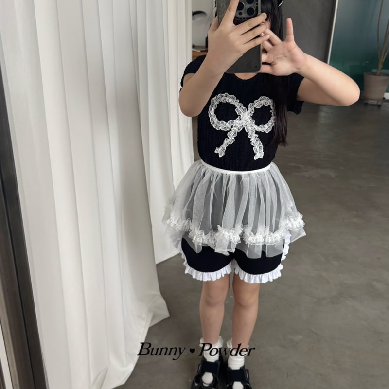 Bunny Powder - Korean Children Fashion - #magicofchildhood - Elas Tee - 2