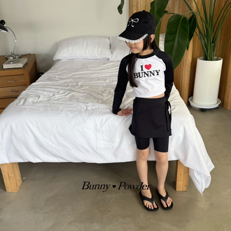 Bunny Powder - Korean Children Fashion - #minifashionista - I Love Rash Guard Tee - 3