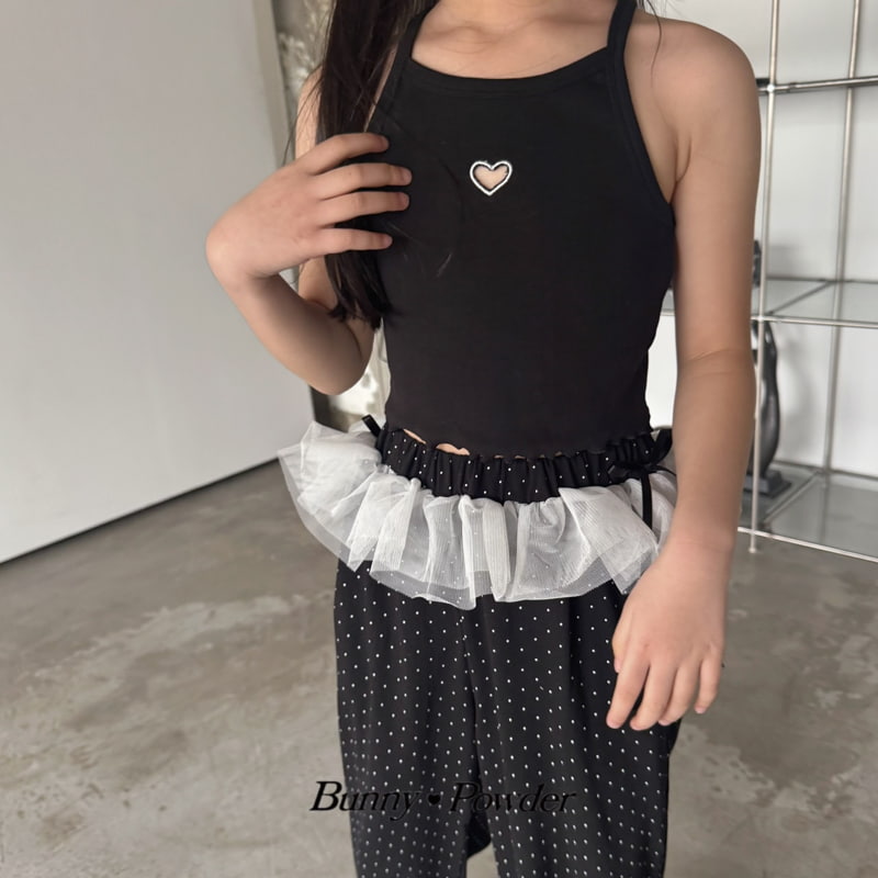 Bunny Powder - Korean Children Fashion - #minifashionista - Heart Heart Sleeveless - 10