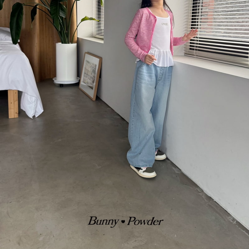 Bunny Powder - Korean Children Fashion - #minifashionista - Giselle Denim Pants - 5