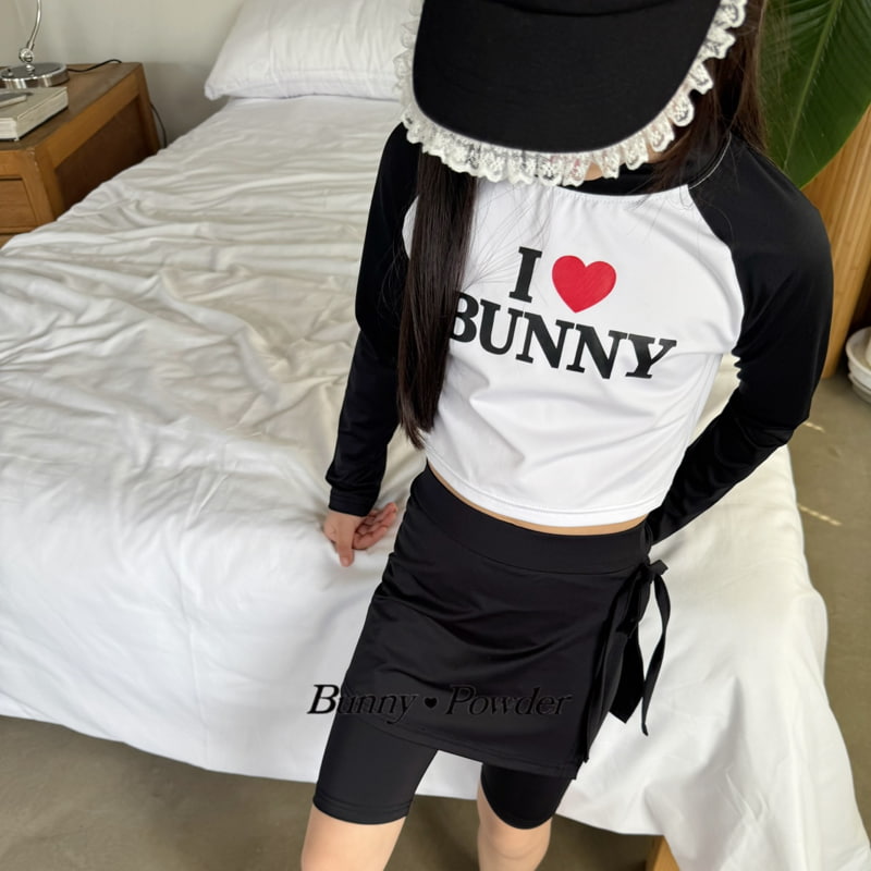 Bunny Powder - Korean Children Fashion - #minifashionista - I Love Rash Guard Tee - 4