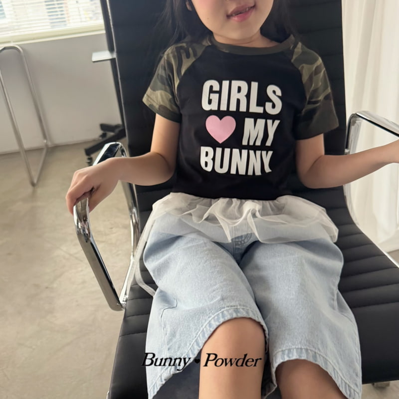 Bunny Powder - Korean Children Fashion - #prettylittlegirls - Girls Bunny Tee - 2