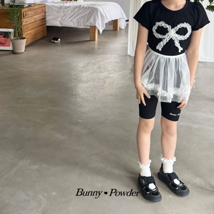 Bunny Powder - Korean Children Fashion - #prettylittlegirls - Biker Leggings - 2