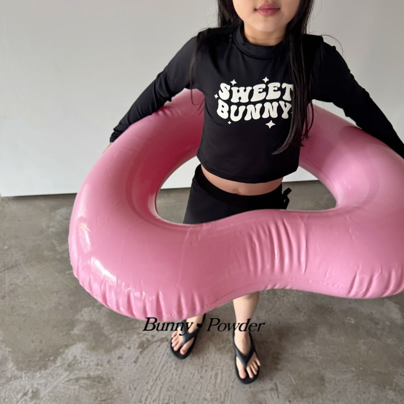 Bunny Powder - Korean Children Fashion - #stylishchildhood - Sweet Rash Guard Tee - 2