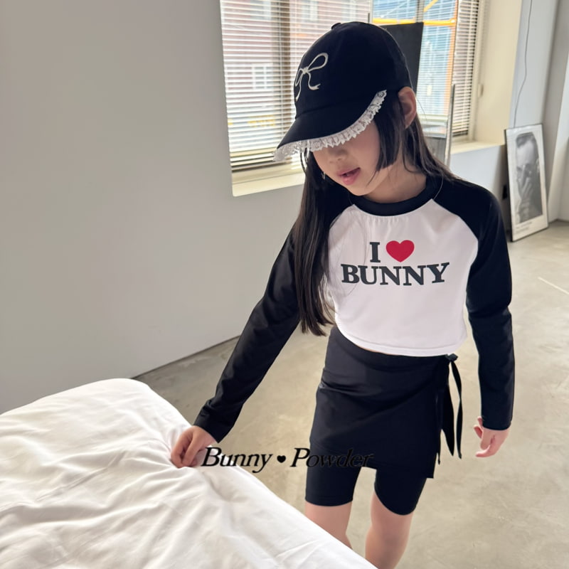 Bunny Powder - Korean Children Fashion - #todddlerfashion - I Love Rash Guard Tee - 5