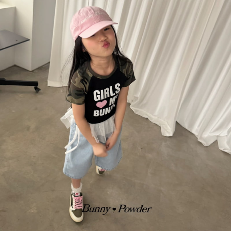 Bunny Powder - Korean Children Fashion - #todddlerfashion - Girls Bunny Tee - 3