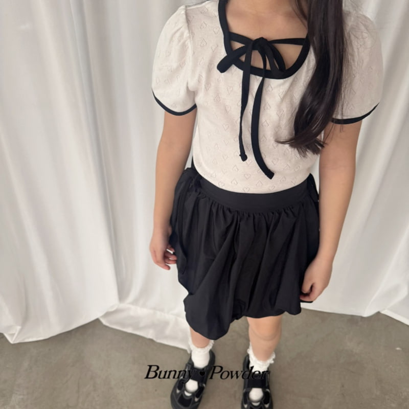 Bunny Powder - Korean Children Fashion - #toddlerclothing - Poyong Tee