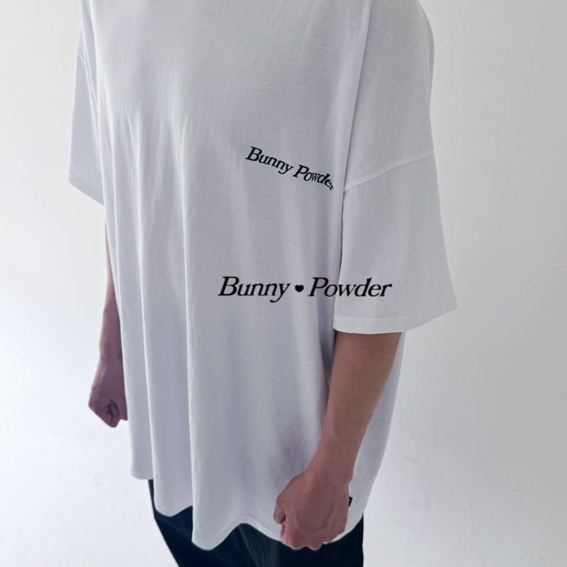 Bunny Powder - Korean Women Fashion - #momslook - Adult Bunny Short Sleeve Tee - 2