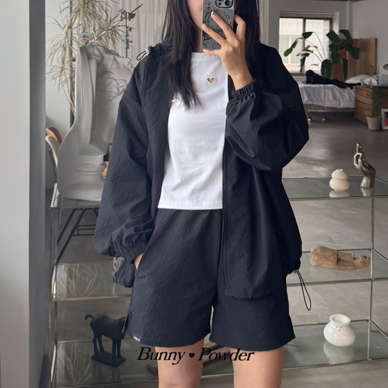 Bunny Powder - Korean Women Fashion - #momslook - Adult Blue Night Jacket - 7