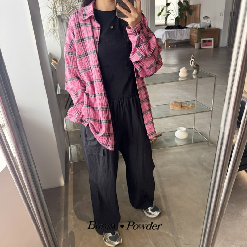 Bunny Powder - Korean Women Fashion - #womensfashion - Adult Heart Punching Tee - 4