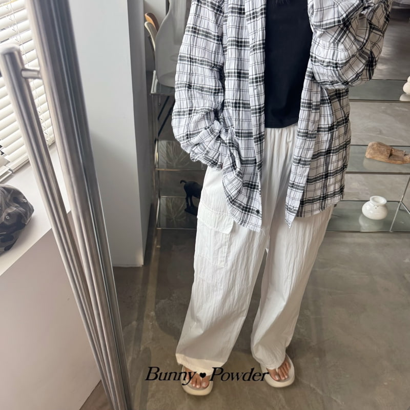 Bunny Powder - Korean Women Fashion - #romanticstyle - Adult Hearts Cargo Pants - 7