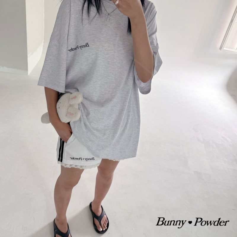 Bunny Powder - Korean Women Fashion - #vintagekidsstyle - Adult Bunny Short Sleeve Tee - 11
