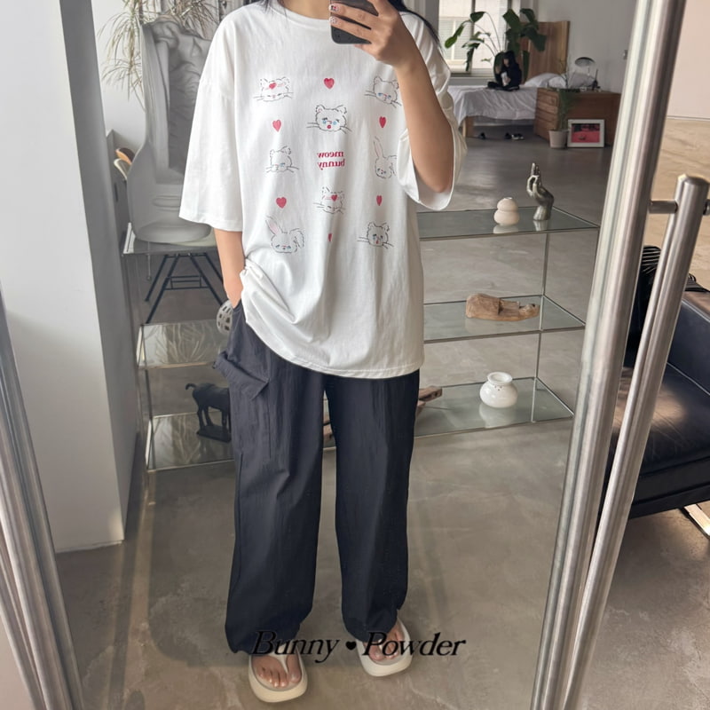 Bunny Powder - Korean Women Fashion - #womensfashion - Adult Miu bunny Tee - 9