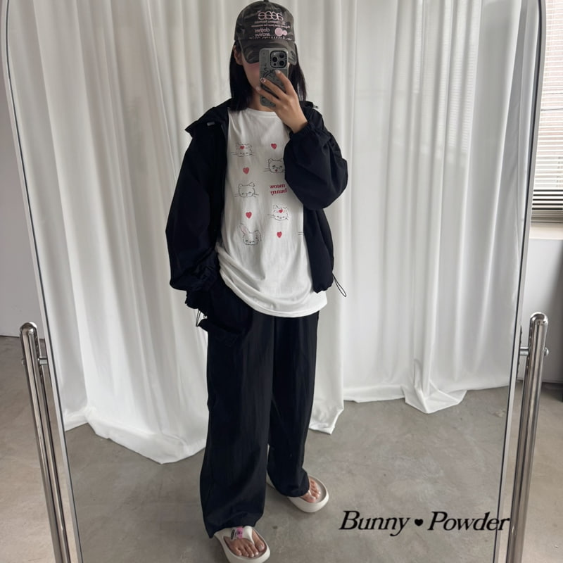 Bunny Powder - Korean Women Fashion - #womensfashion - Adult Blue Night Jacket - 10