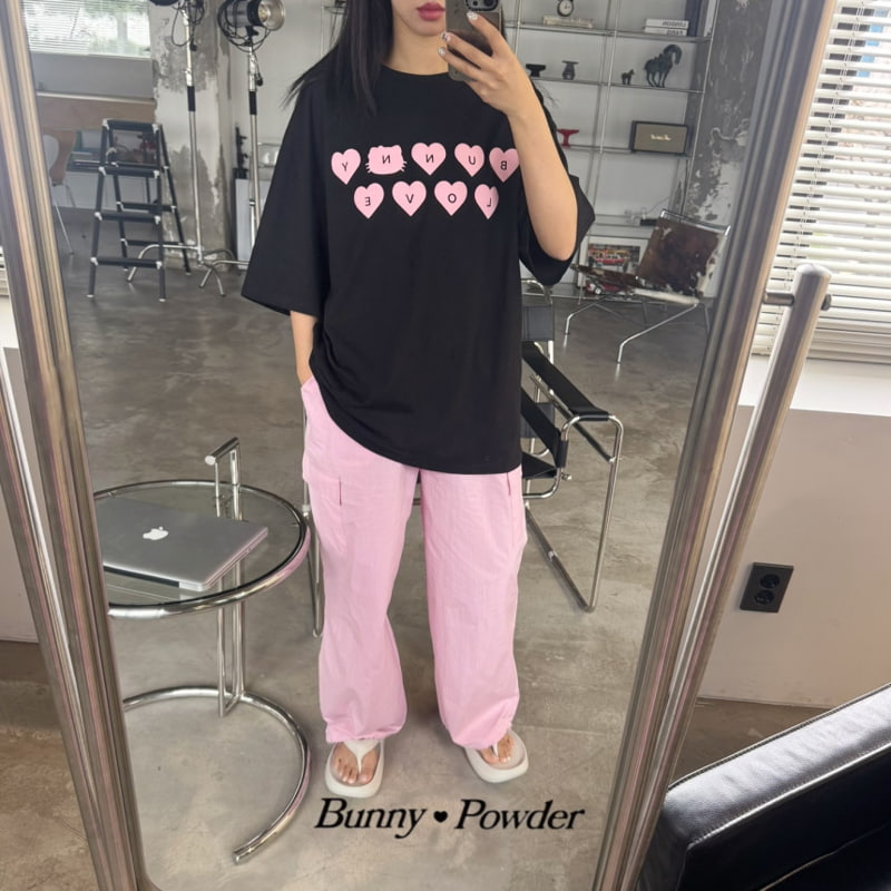 Bunny Powder - Korean Women Fashion - #womensfashion - Adult Love Tee