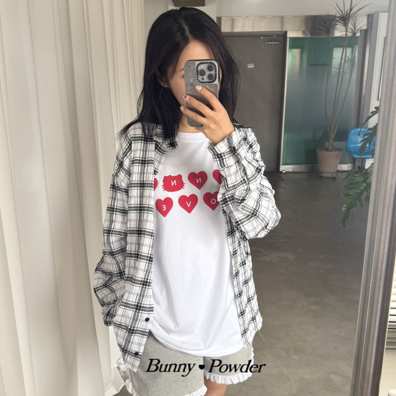 Bunny Powder - Korean Women Fashion - #womensfashion - Adult Love Tee - 11