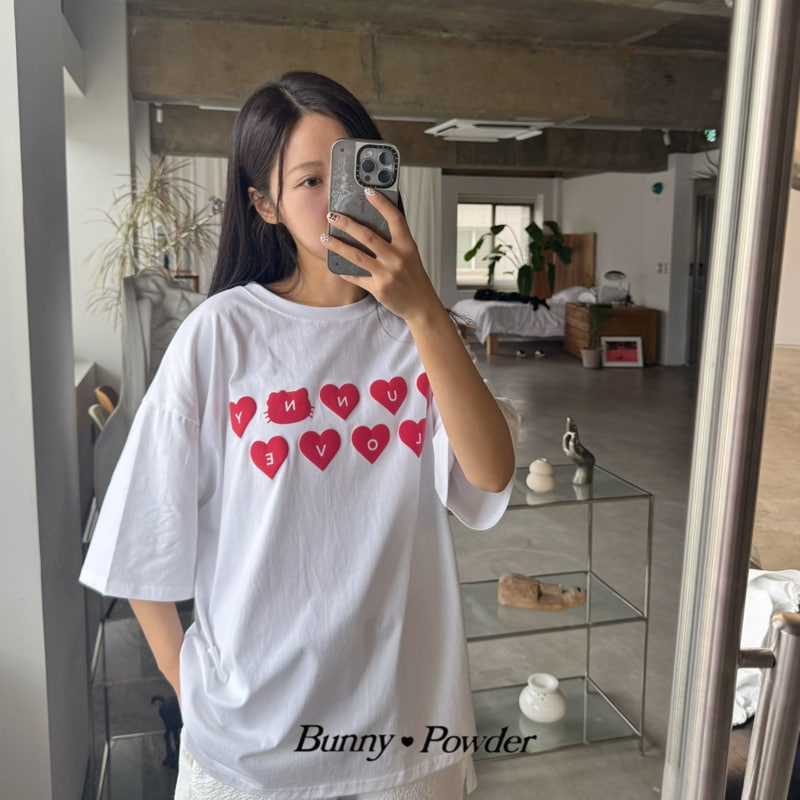Bunny Powder - Korean Women Fashion - #womensfashion - Adult Love Tee - 9