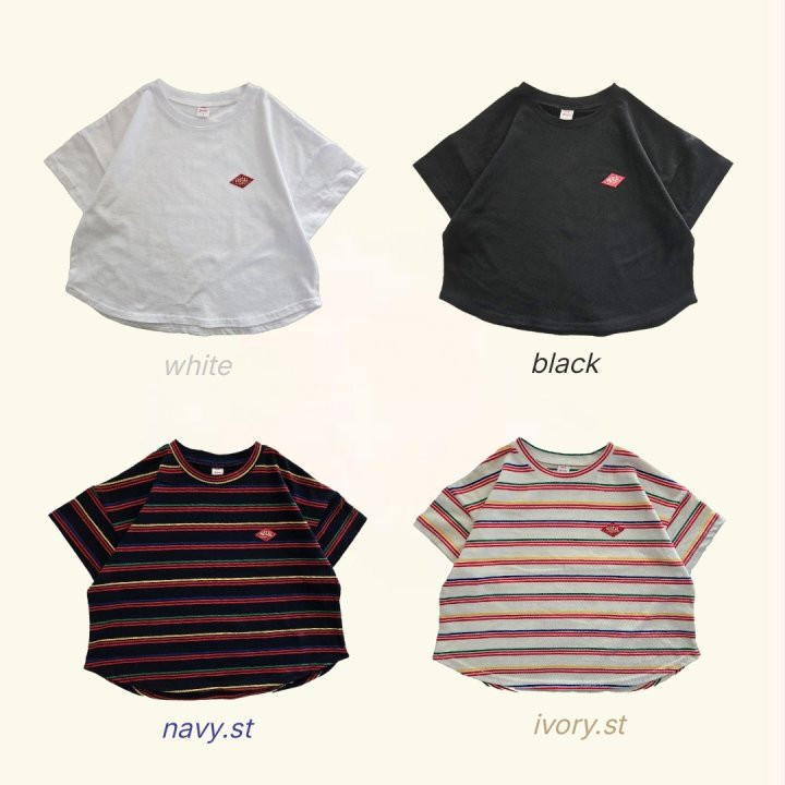 Bymimi - Korean Children Fashion - #Kfashion4kids - Pascal Tee Plain