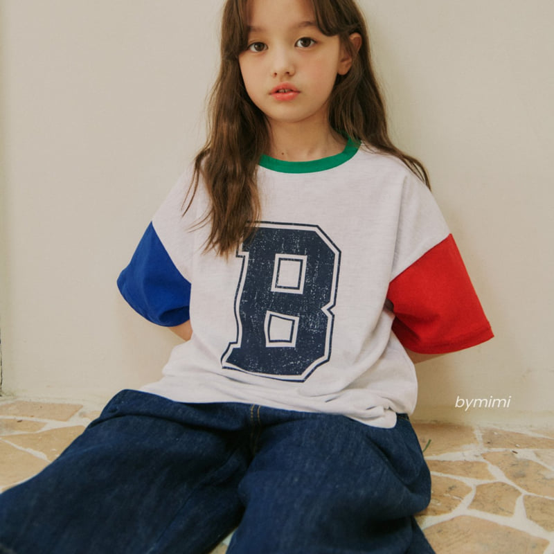 Bymimi - Korean Children Fashion - #childofig - B Print Tee - 8