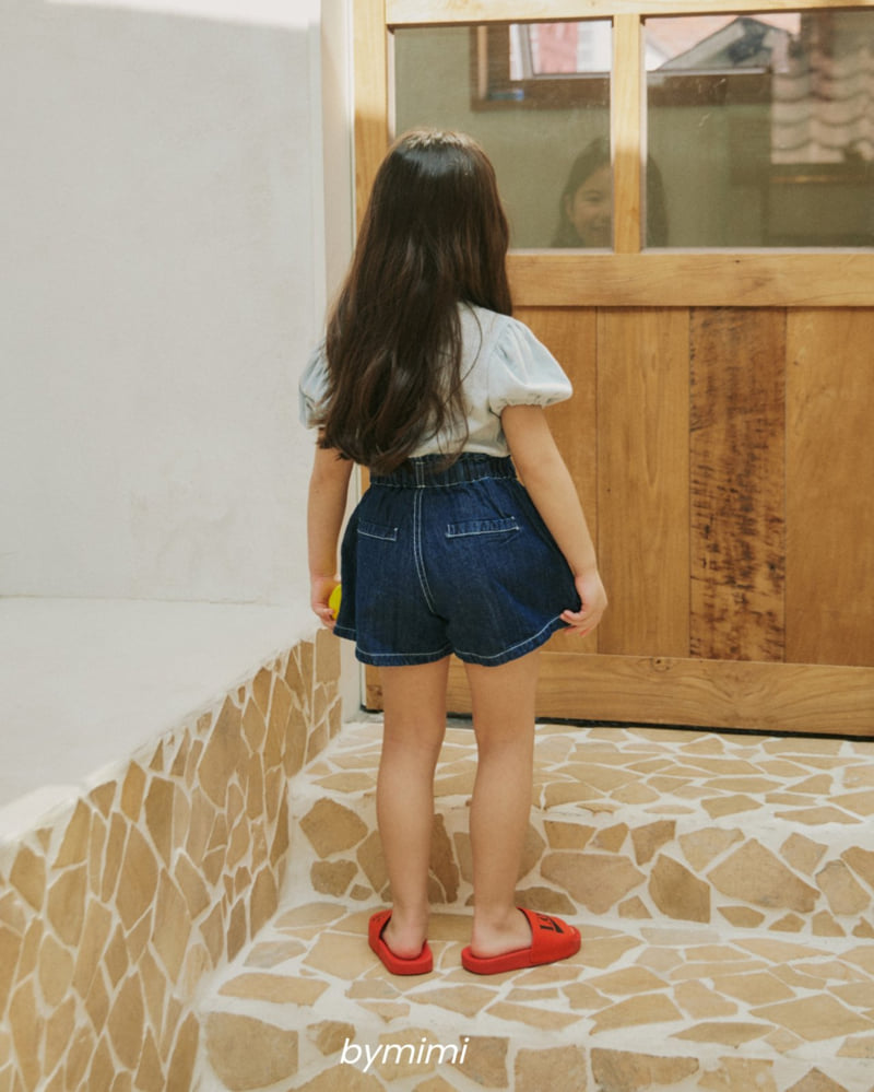 Bymimi - Korean Children Fashion - #childrensboutique - Picot Puff Tee - 3