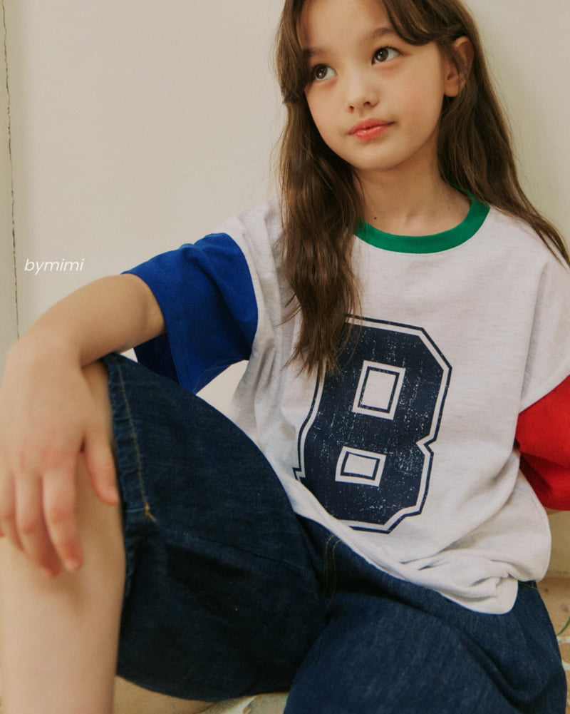 Bymimi - Korean Children Fashion - #designkidswear - B Print Tee - 10